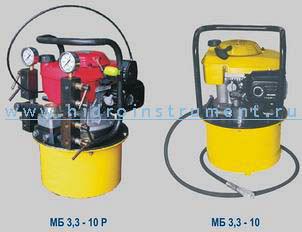 Станции гидравлические насосные бензиновые, МБ, ЭНБ, МБС, ЭНБС