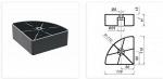 Пластиковая мебельная опора   TW0483.05