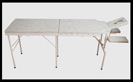 Массажный складной стол L02 (металлический каркас и ножки нагрузка до 200 кг)