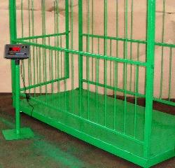 Весы платформенные для взвешивания животных