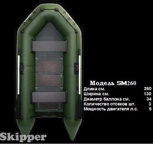 Лодки скоростные надувные Skipper SM260