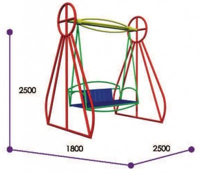 Качели ДИ-39 ВОСТОРГ