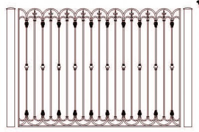 Ограждения кованые ОК-128