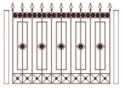 Ограждения кованые ОК-139