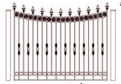 Ограждения кованые ОК-132