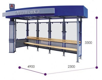 Павильон остановочный Уют