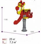 Качели пружинные ДИ-106 качалка Тигр