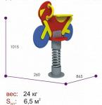 Качели пружинные ДИ-104 качалка Мотоцикл