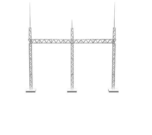 Стальные порталы 35-150 кВ
