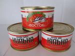 Килька черноморская неразделанная в томатном соусе