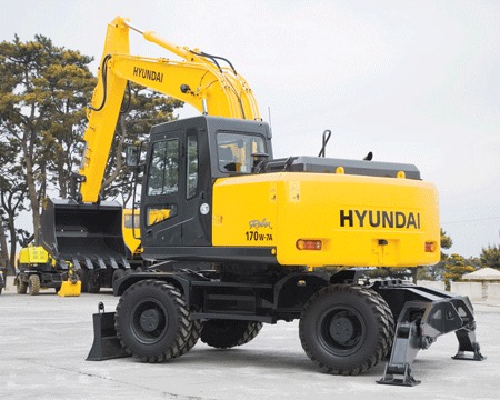 Экскаватор колесный HYUNDAI R200W-7