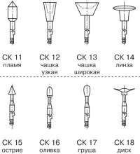 ГОЛОВКИ ШЛИФОВАЛЬНЫЕ СТОМАТОЛОГИЧЕСКИЕ ЦВЕТОКОДИРОВАННЫЕ ЭЛАСТИЧНЫЕ (НАБОР №1, 2) с алмазным наполнением