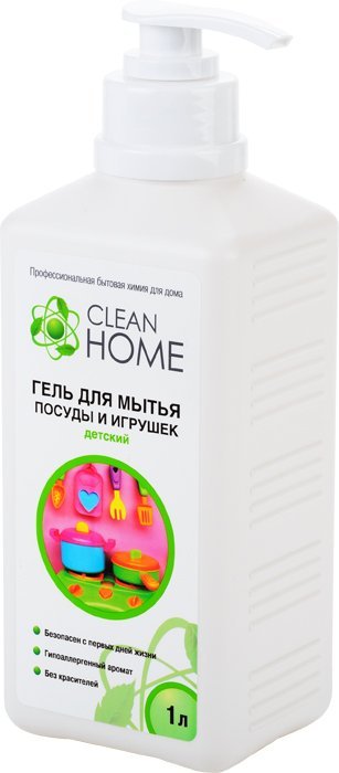 Гель для мытья детской посуды и игрушек CLEAN HOME