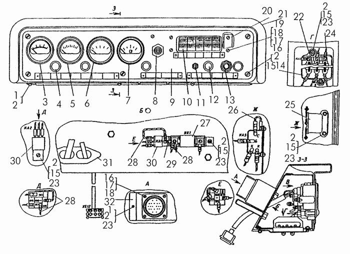 Щиток приборова трактора Т-25, ВТЗ-2032 купить (оптом, розницу, опт) в Донецке, Донецкой области, цена, фото, купить
