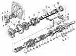 Вал промежуточный для Т-25, ВТЗ-2032 (Коробка передач для трактора Т-25, ВТЗ-2032) купить (оптом, розницу, опт) в Запорожье, Запорожской области, цена, фото, купить