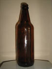 Бутылка стеклянная коричневая