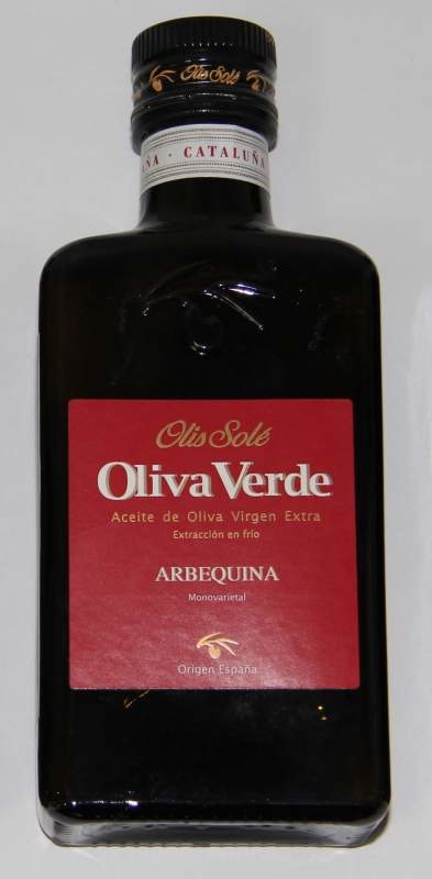 Масло оливковое Extra Virgin Oliva Verde сорт оливы Арбекина 100%