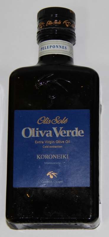Масло оливковое Extra Virgin Oliva Verde сорт оливы Коронейки 100%