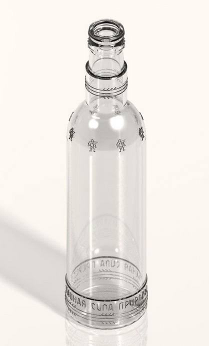 Декорированная бутылка Сила природы КПМ-30-500