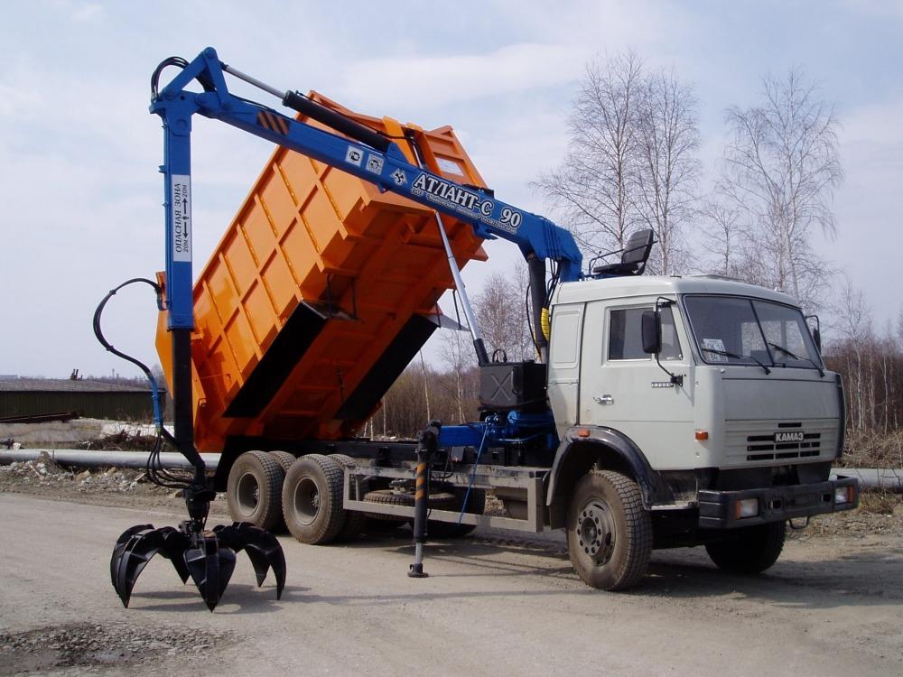 Металловоз (ломовоз) на шасси автомобиля: КамАЗ 65111 (53228) Металловоз (ломовоз) на шасси автомобиля: КамАЗ 65111 (53228)