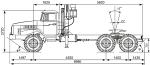 Седельный тягач 63772 на шасси Урал
