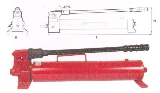 Насос ручной гидравлический 1,0 л, НРГ-7020