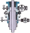 Колонная головка однофланцевая