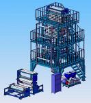 Линия для производства полиэтиленовой пленки модели  ВМ-1700