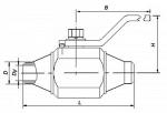 Приварные шаровые краны