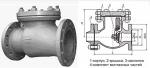Клапан обратный поворотный 19с53нж