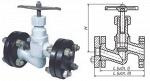 Клапан запорный сальниковый PN 25