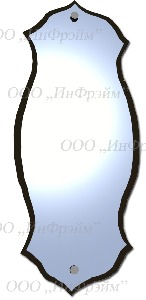 Зеркало дизайнерское №001-R 130*52/140*60