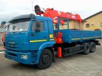 камаз 65117 с кму канглим г/п 7 тонн, вылет 19м