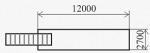 Причал 12м х 2,7м с трапом 6,0 х 1,5