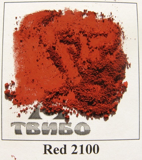 Пигмент железоокисный для бетона красный RED 2100