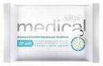 Влажные антибактериальные салфетки medical