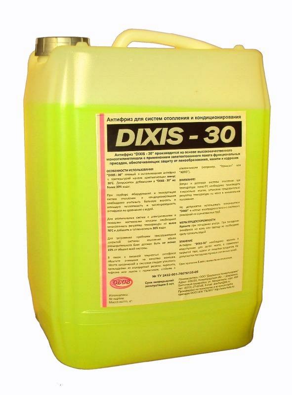 Антифриз для систем отопления DIXIS-30 10 кг канистра