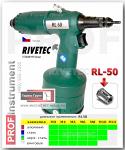 Заклепочник для резьбовых заклепок пневматический RIVETEC RL50