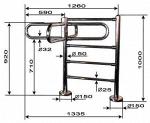 Турникет механический ITALDIS