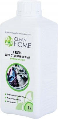 Гель для стирки белья универсальный CLEAN HOME 1л