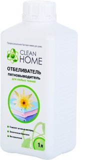 Отбеливатель-пятновыводитель 1л Clean Home