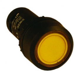 Кнопка SW2C-11 возвратная желтая NO+NC (sw2c-11s-y)  EKF