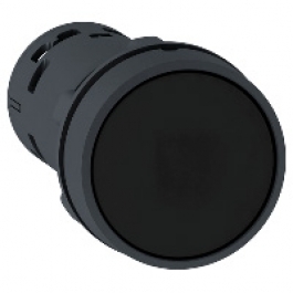 Кнопка черная без фиксации 1но XB7NA21 SE