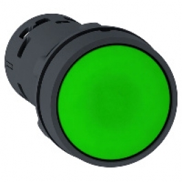 Кнопка зеленая без фиксации 1но  XB7NA31 SE