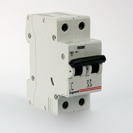 Выключатель автоматический 2п  25А C DX 6kA 03435 Legrand