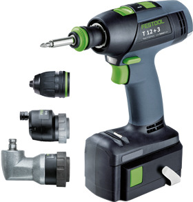 Аккумуляторная дрель-шуруповерт FESTOOL T 12+3 Li 3.0 Set Box Аккумуляторная дрель-шуруповерт FESTOOL T 12+3 Li 3.0 Set Box