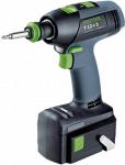 Аккумуляторная дрель-шуруповерт FESTOOL T 12+3 Li 3.0 Plus Box