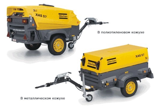 Компрессор Atlas Copco XAS 57Dd Компрессор Atlas Copco XAS 57Dd
