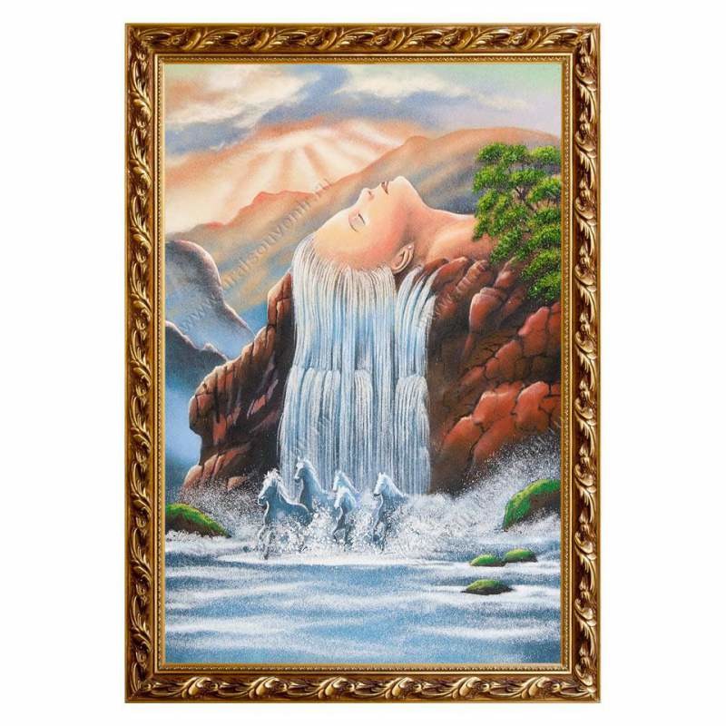 Картина Водопад багет №6, 40х60 см