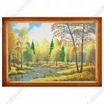 Картина Осенний пейзаж багет дерево №6 40х60 см
